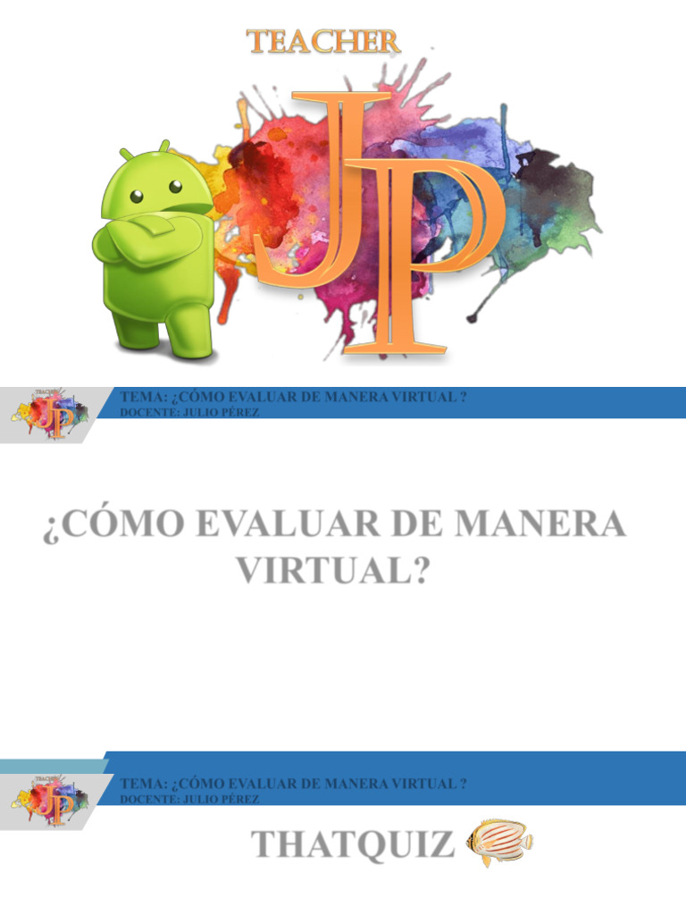Thatquiz Docente | PDF | Maestros | Aprendizaje