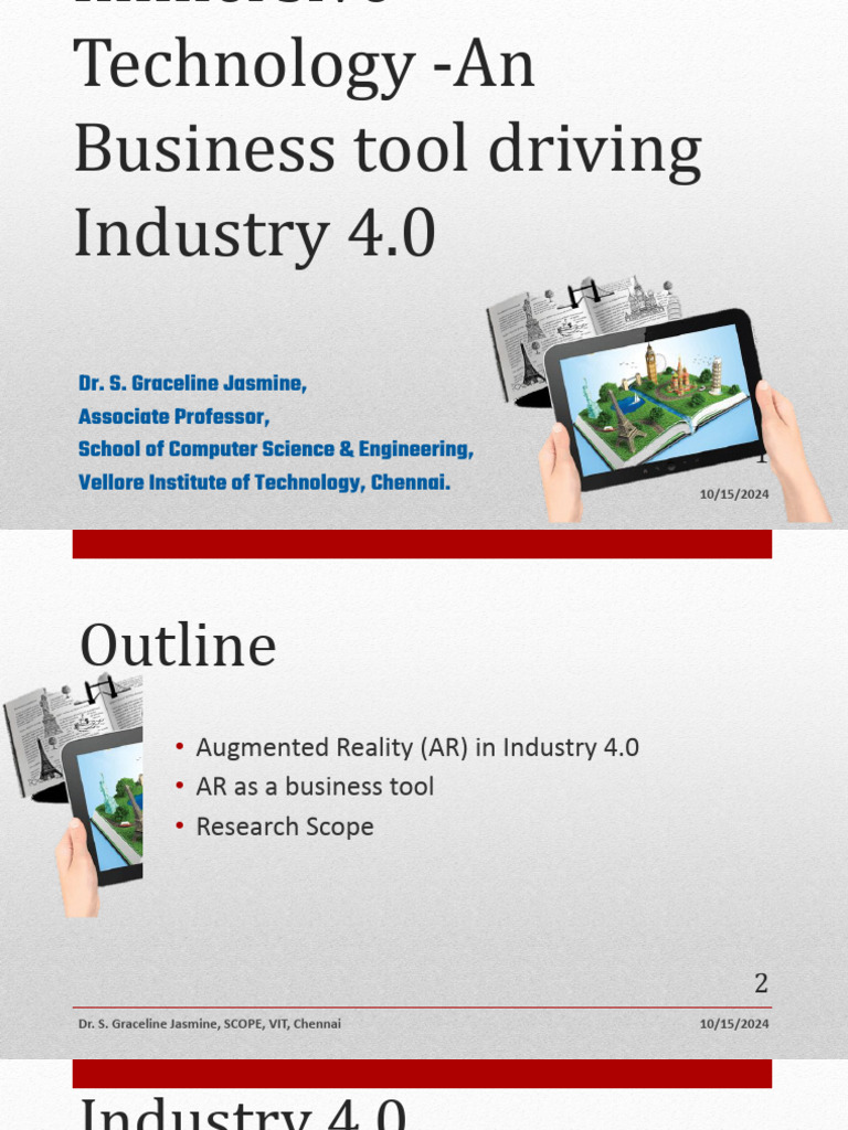 Module 6 - Part 1 - Immersive Technologies - Application Areas | PDF ...