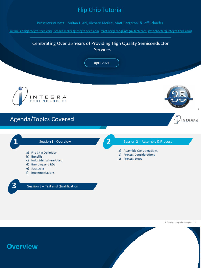 Flip Chip Technology Overview | PDF | Printed Circuit Board ...
