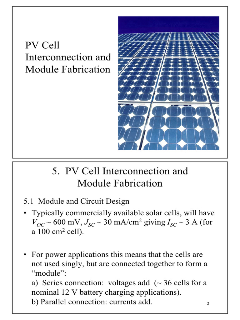 Solar Module Design & Challenges | PDF | Photovoltaics | Solar Panel