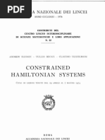 Constrained Hamilton Ian System - Hanson-Regge