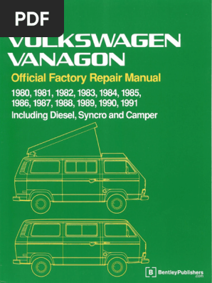 最終値下げ！希少Volkswagen Vanagon Repair Manual 1739077755?v=1
