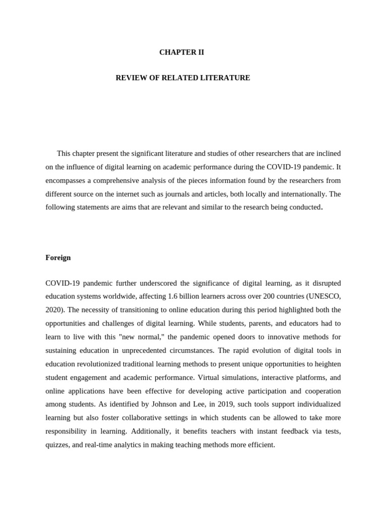 CHAPTER II EDITED | PDF | Educational Technology | Teachers