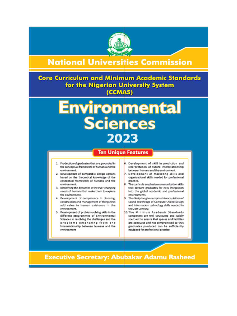 CCMAS for Nigerian Universities | PDF | Science | Curriculum