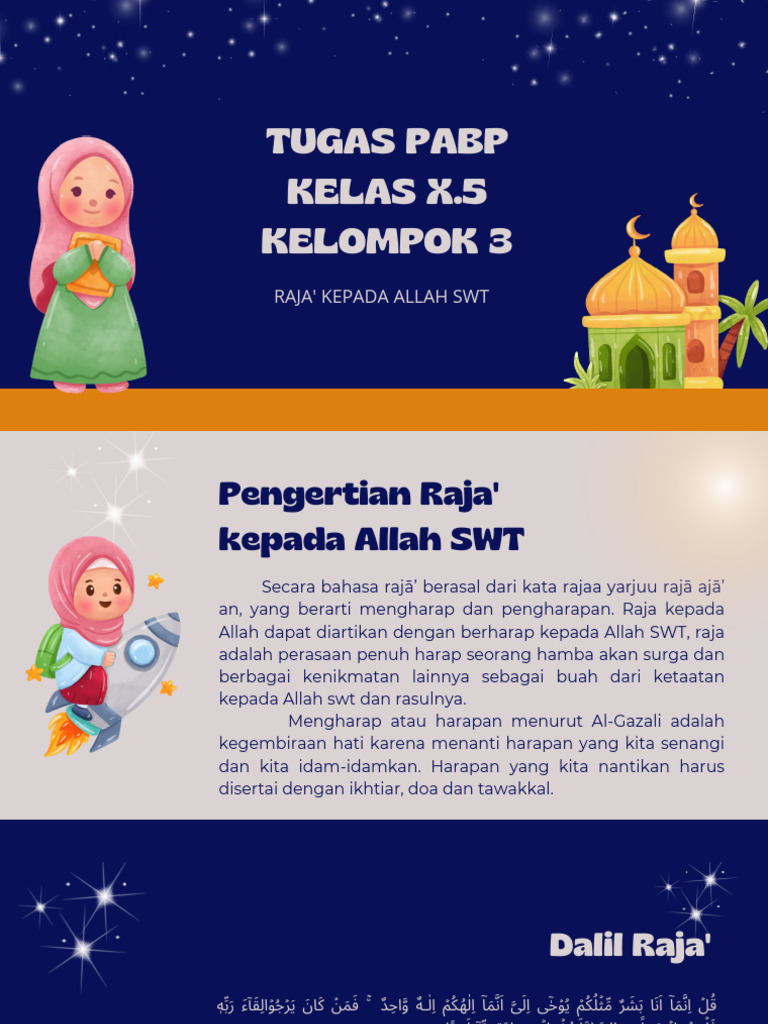 Raja' Kepada Allah SWT - 20250203 - 075947 - 0000 | PDF