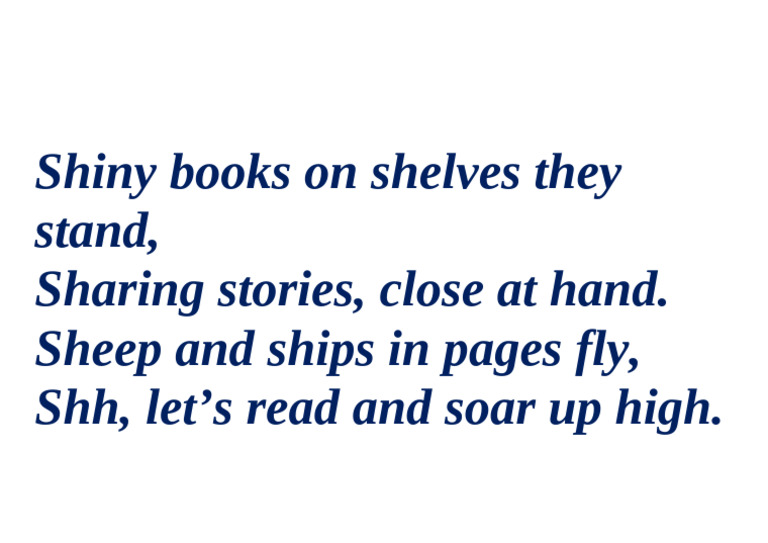 Shiny Books On Shelves They Stand | PDF