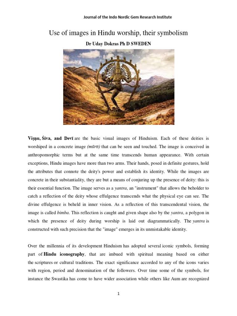 Symbolism - N - Hinduism DOKRAS | PDF | Hindu Iconography | Shiva