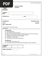 Primary 4 Mathematics Exam Paper | PDF