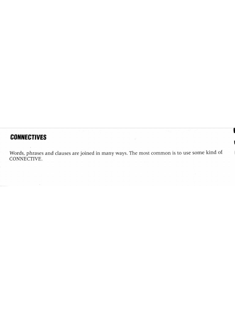 Connectives | PDF