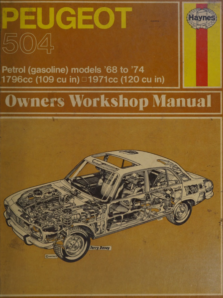 1796cc (109 Cu In) 01971 CC (120 Cu In) : Petrol (Gasoline) Models 68 To 74  | PDF | Motor Vehicle | Vehicles