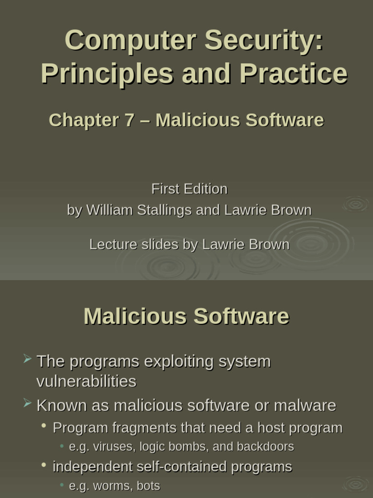Understanding Malicious Software Types | PDF | Computer Virus | Malware