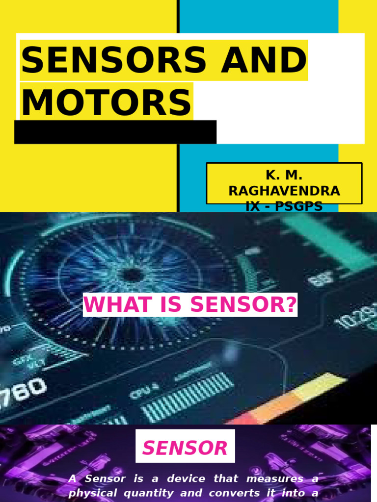 Sensor and Motor | PDF