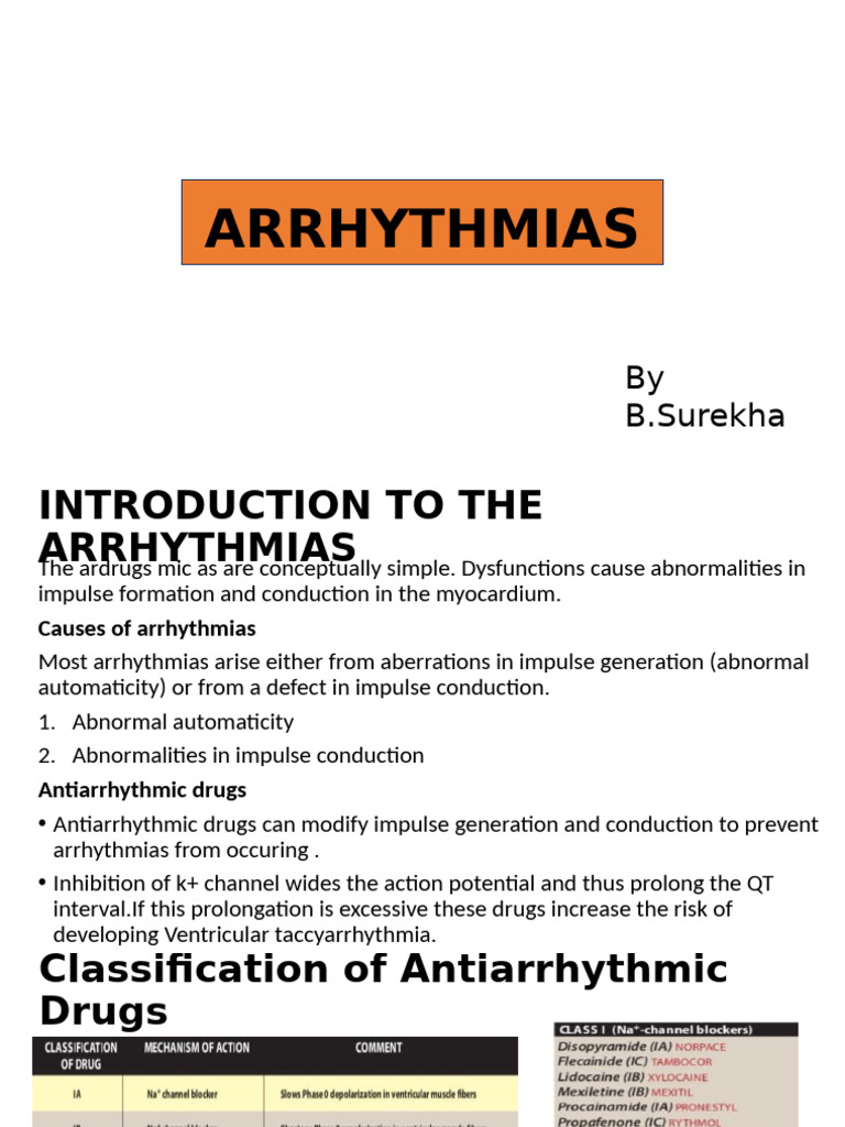 Arrhythmias | PDF | Cardiology | Heart