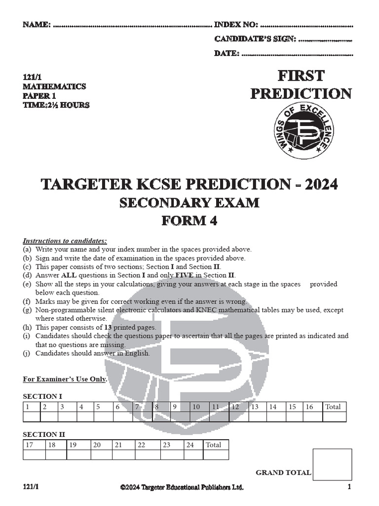 Mathematics Pp1 | PDF | Circle | Geometry