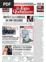 Il Fatto Quotidiano 26 01 12