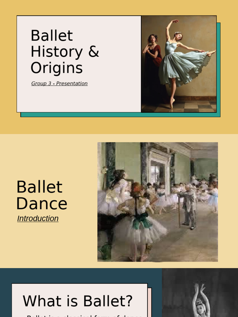 History and Origins of Ballet | PDF