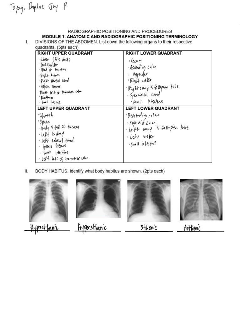 Radiographic Positioning Terminology Guide | PDF | Radiography | Medicine