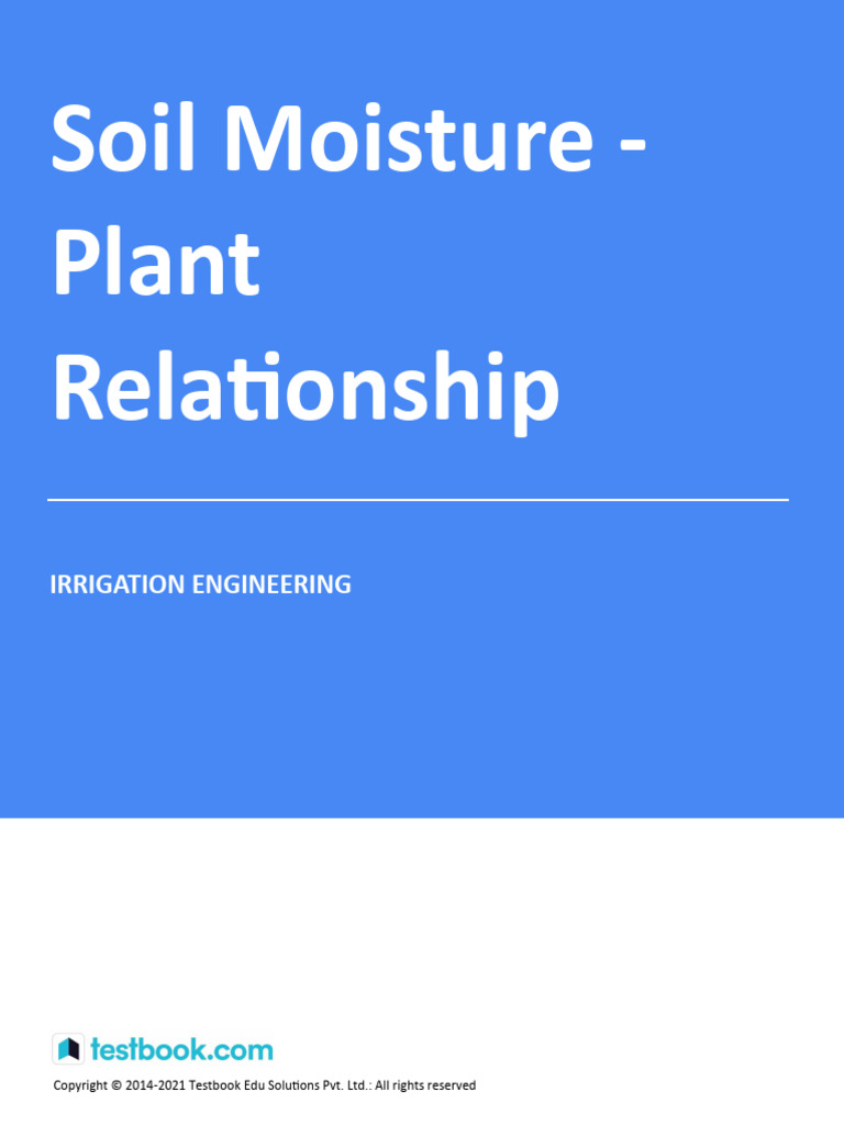 Soil Moisture and Plant Growth Dynamics | PDF | Soil | Water