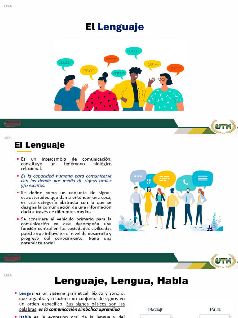 Características y Tipos de Lenguaje | PDF | Comunicación | Habla