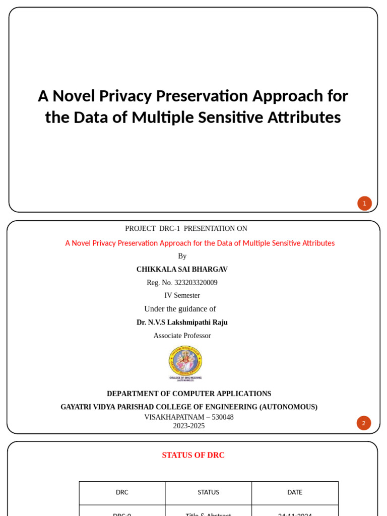 Privacy Preservation for Sensitive Data | PDF | Privacy | Data