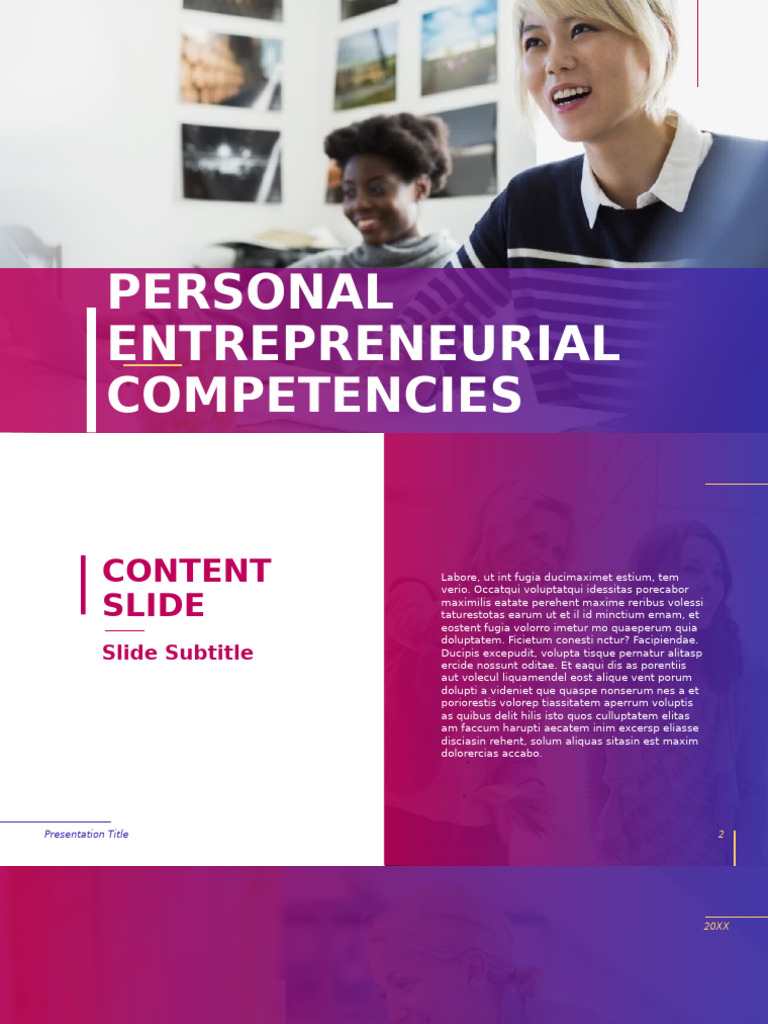 Personal Entrepreneurial Competencies | PDF