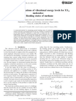 Junkai Xie and Jonathan Tennyson - Variational Calculations of Vibrational Energy Levels For XY4 Molecules 2: Bending States of Methane