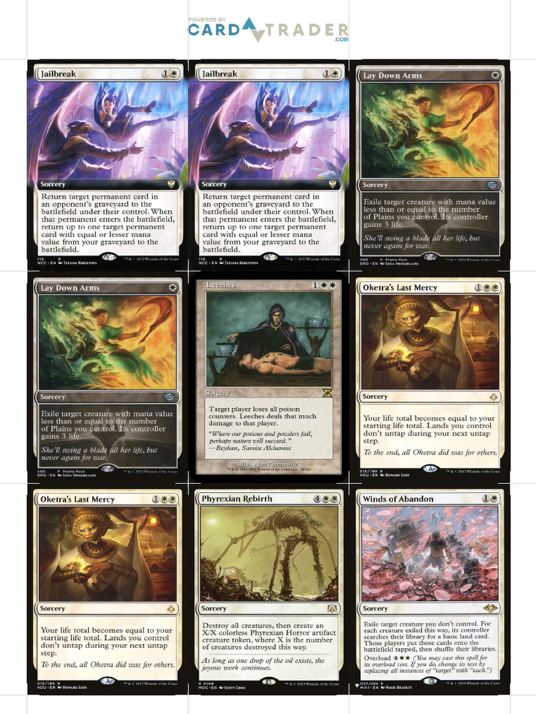 Magic Card List and Details | PDF