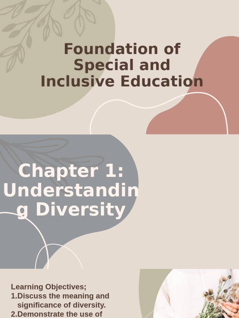 Foundation of Special and Inclusive Education | PDF | Identity (Social ...