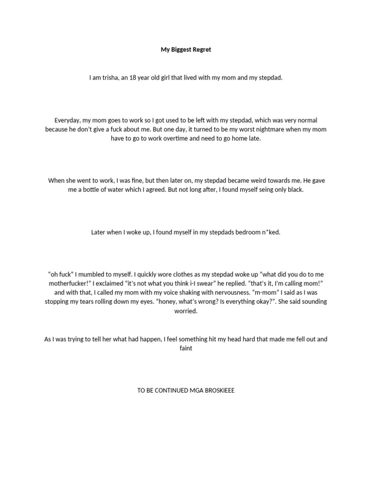 My Biggest Regret PDF