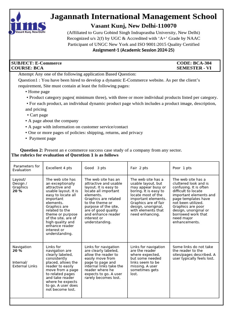 E-Commerce Website Development Guide | PDF | Websites | Computing