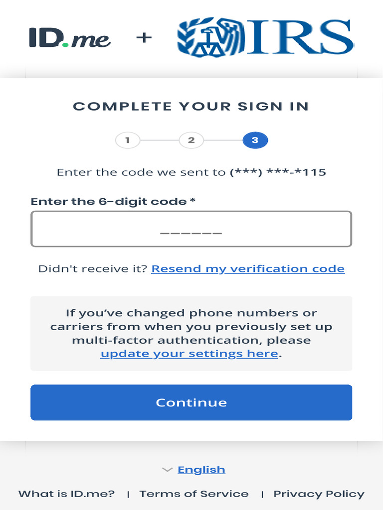Complete Your Sign in - ID - Me | PDF