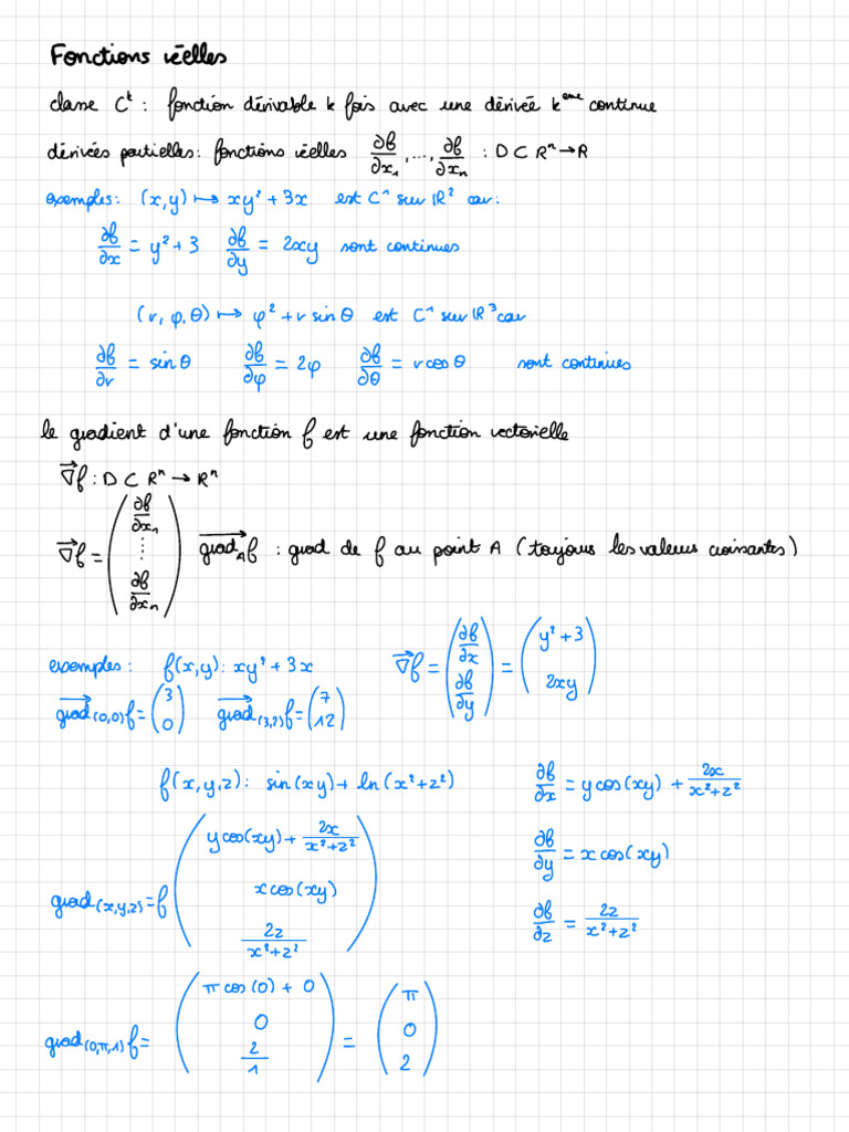 Fonctions et gradients en mathématiques | PDF | Relations mathématiques ...