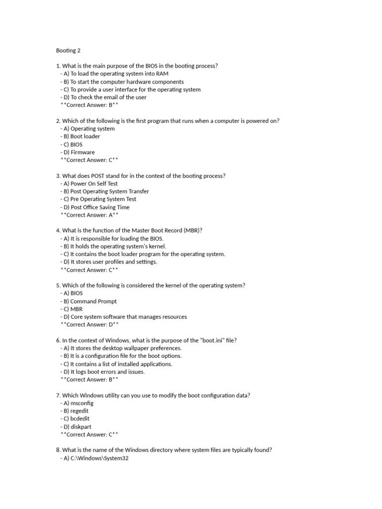 Share booting30 | PDF | Booting | Bios