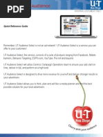 UT Cherry-Picked Audience Quick Reference Guide 02-2012