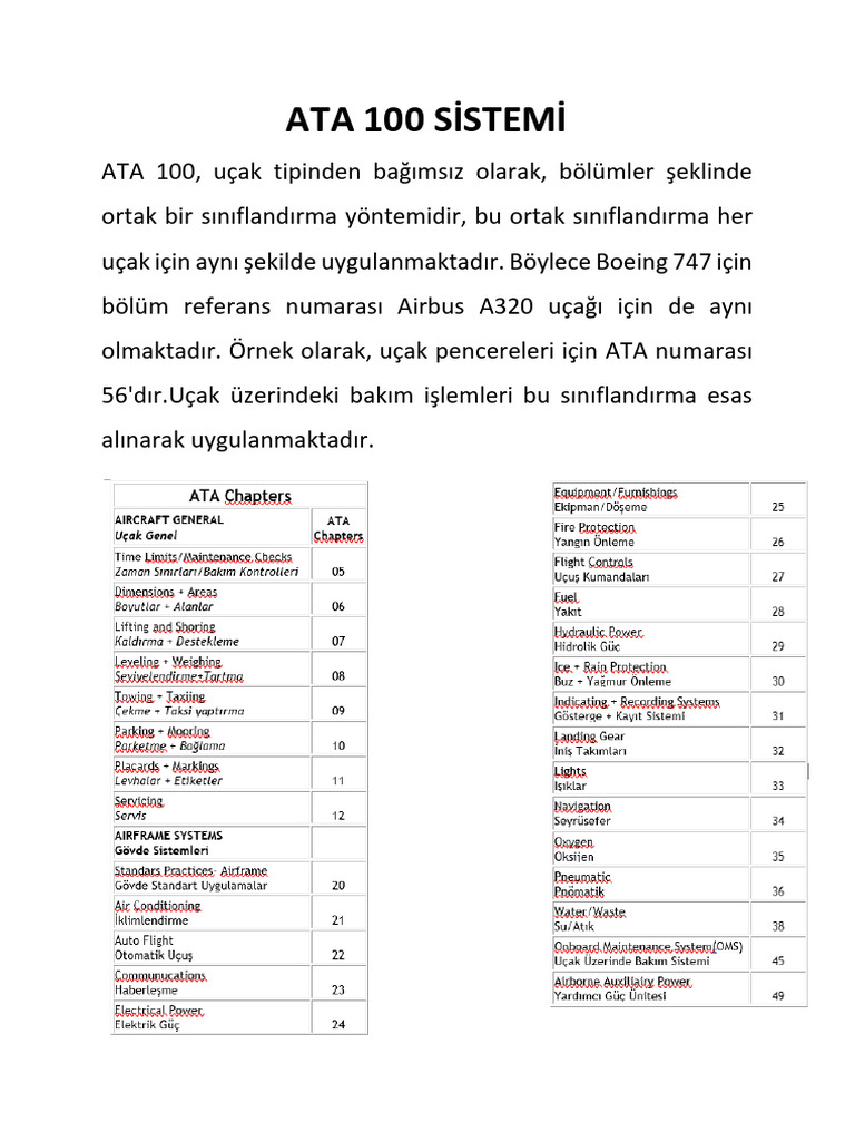 Ata 100 Si̇stemi̇ | PDF
