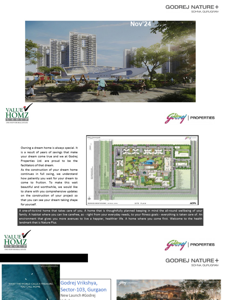 Godrej Nature+ Construction Update Nov 2024 | PDF | Building Engineering