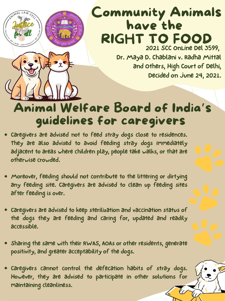 Guidelines for Feeding Stray Dogs | PDF