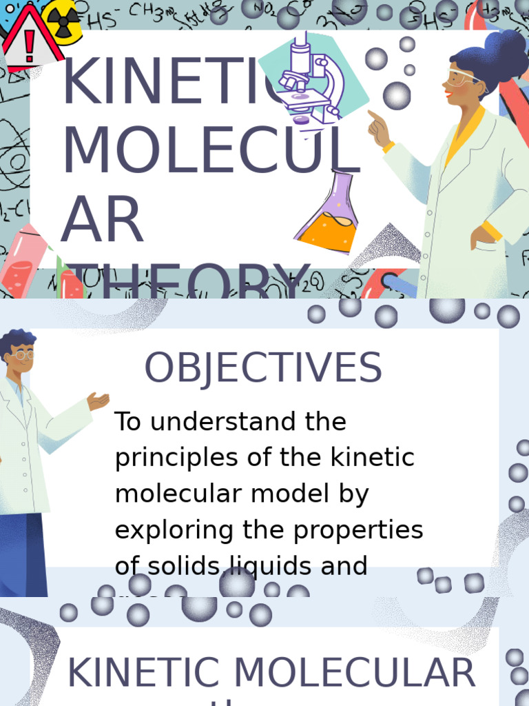 Kinetic Molecular Theory Explained | PDF | Intermolecular Force | Molecules