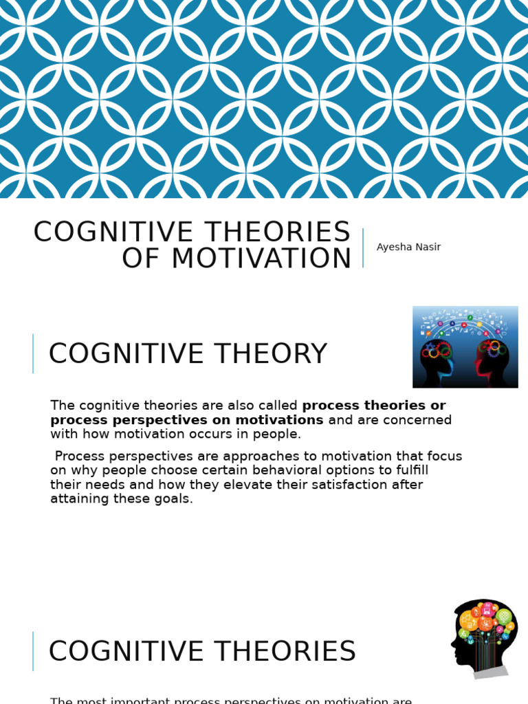 Cognitive Theories of Motivation Explained | PDF | Motivational ...