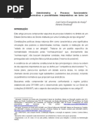 Discricionariedade e Processo Sancionatório versão reduzida para 30 pg