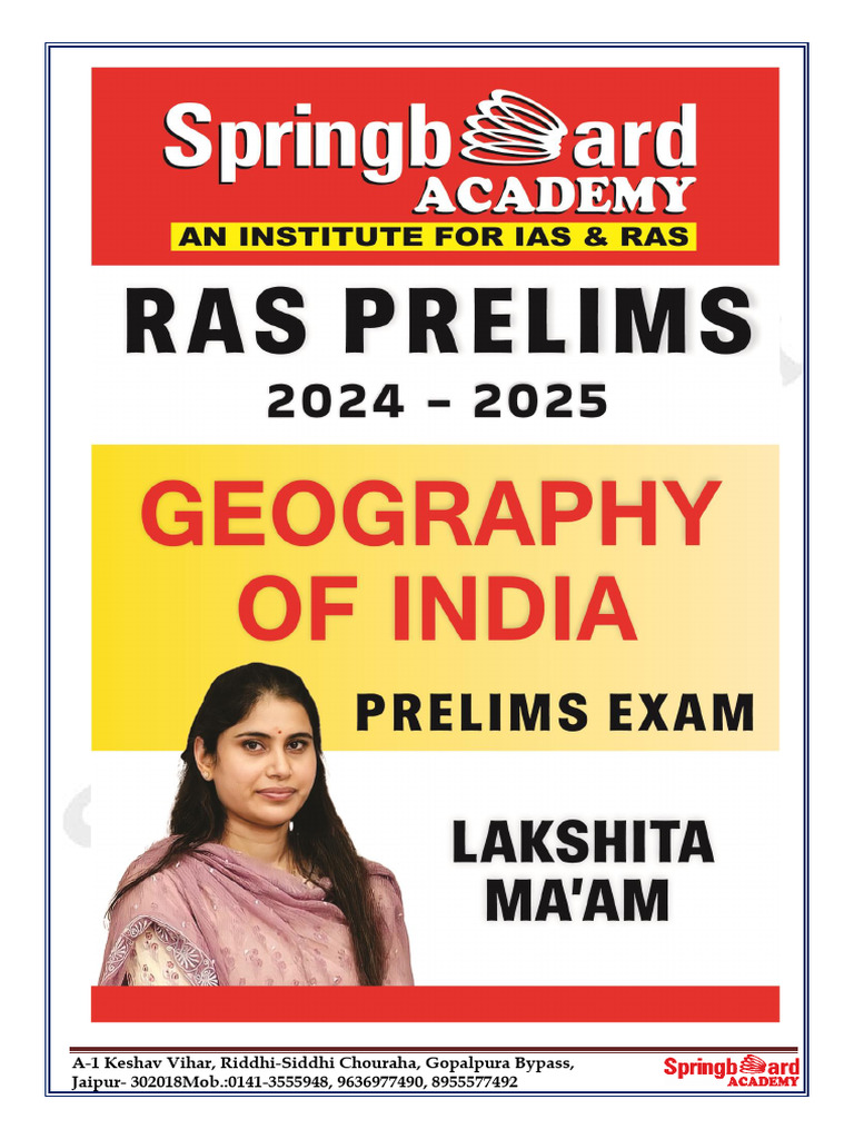 Indian Geography Overview and Syllabus | PDF | Himalayas | Earth Sciences
