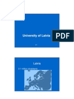 University of Latvia University of Latvia