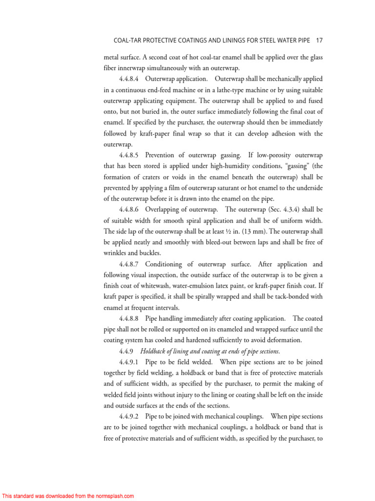 AWWA C203 20 en X 1 PDF Pipe Fluid Conveyance Welding