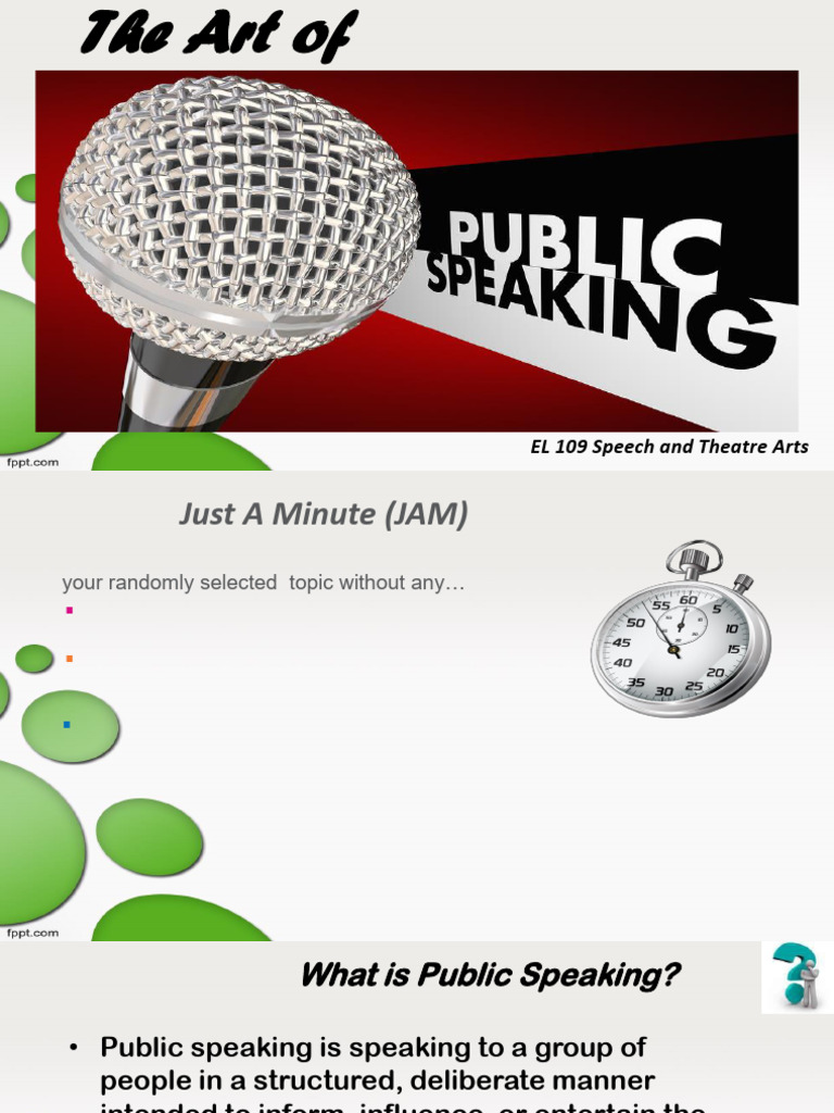 Mastering Public Speaking Skills | PDF | Public Speaking | Communication