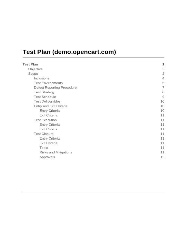 E-commerce Test Plan Overview | PDF | Software Testing | Operating System