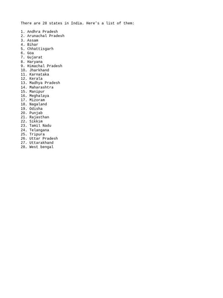 Indian States | PDF
