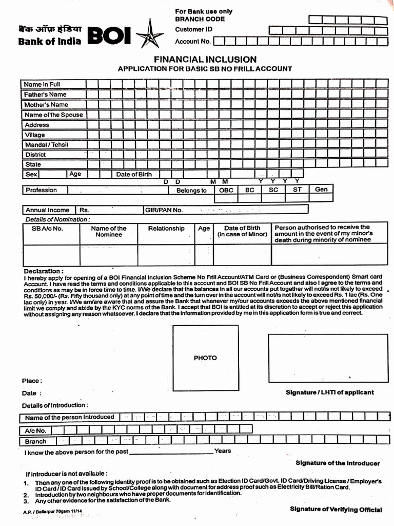 Boi Bank | PDF