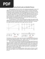 Calculating Dead Loads On Studded Trusses