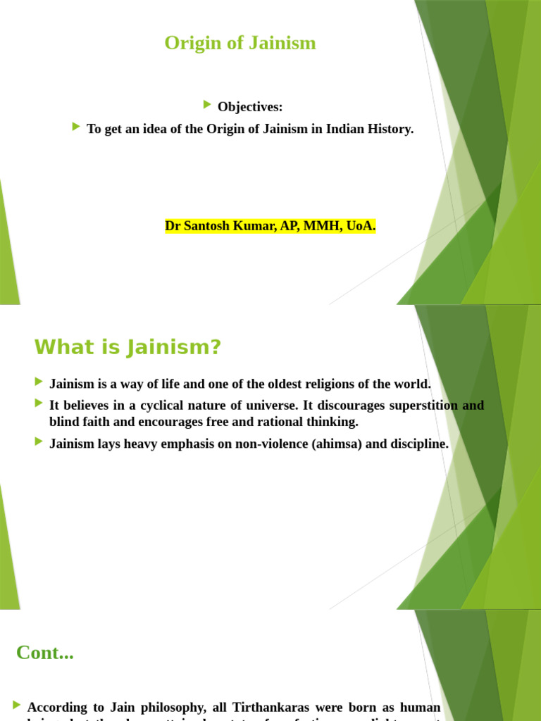 Origin and Principles of Jainism | PDF | Ahimsa | Religious Belief And ...