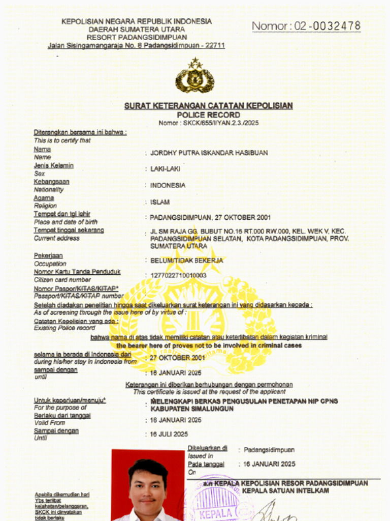 SKCK | PDF